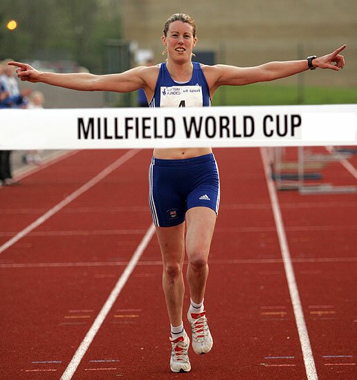 Georgina Harland winning Gold at the World CUp, Millfield