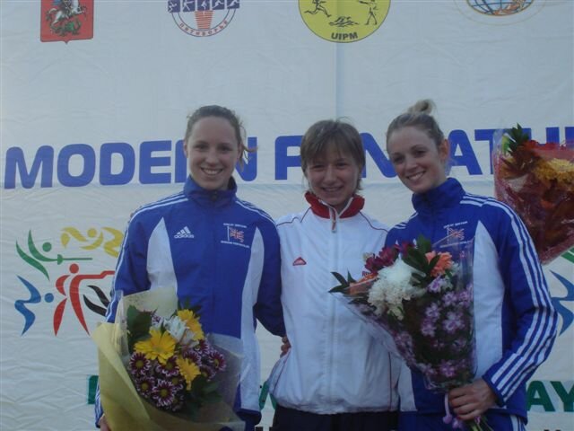World Cup 4, Moscow, 2007. Katy Livingston - Silver, Heather Fell - Bronze